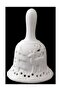 Porcelain White Santa Claus Bell - 3