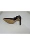 Women's Genuine Leather Suede Black Stiletto Shoes - 4