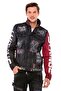 Men's Black Hand Painted Denim Jacket with Metal Detail - 3