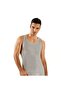 6 Pieces Ribbed Strap Men's Undershirt White Black Gray 100% Cotton S/m/l/xl - 2