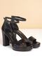 PC-50167 Shiny Black Women's Shoes