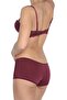 Push-Up Padded Lace Detailed Strapless Bra Set - 3
