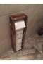 Wooden Wc Paper Holder Toilet Paper Holder with Phone Flower Stand Feature - 4