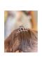 Silver Gray Small Metal Empty Balloon Ring Latch Buckle Women's Children - 2