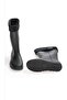 12030 Waterproof Fleece Women's Rain Boots Black - 3
