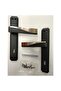 Stainless Luxury Derya Door Handle (Room) Anka Mirrored Matte Black - Matte Satin Aluminum / Steel - 5