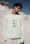Baskılı Oversize Sweatshirt - 2