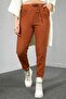 KNITWOOD TABA VELVET EYELET ELASTIC TROUSERS - 3