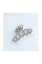 Silver Gray Small Metal Empty Balloon Ring Latch Buckle Women's Children