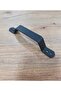 Beşel Iron Joinery Handle Wooden Door Door Handle Matte Black Screwed from the Top 17cm - 5
