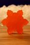 Decorative Gift Orange Snowflake New Year's New Year's Lucky Soap - Apricot Scented