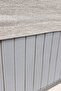 سلة من الخيزران باللون الرمادي الفاتح - مبطنة قابلة للطي، مستطيلة 27x38x18 Dd013 - 3
