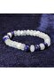 Aquamarine - Lapis Lazuli Natural Stone Design Bracelet