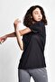 Black Women's Short Sleeve T-shirt 21s-2208-21n - 2