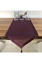 American Service, Silvery Linen Runner Plum Color - 2