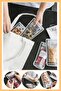 Patterned Storage Bag Sets Refrigerator Storage Container with Lockable Snap Fasteners - 3