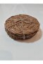 6-Piece Balsa Straw Cup Mug Under Cup or Tea Plate Base - 3