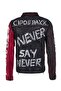 Men's Black Hand Painted Denim Jacket with Metal Detail - 8