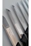 Set of 6 Glitter Black Fruit Knives, Straight Peeler and Micro Serrated Chopping Knife - 3