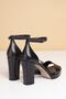 PC-50167 Shiny Black Women's Shoes - 4