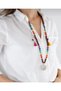 Handmade Ethnic Authentic Hippie Bohemian Natural Stone and Wood Long Necklace - 3