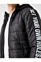 Stripe Printed Puffer Jacket - 5