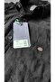 Slim Fit Italian Cut Real Linen Shirt -- Black-- - 3