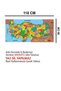 Turkey Map Smart Paper Board Writing Board Custom Printed Colorful Decorative 118x56 Cm - 6