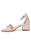 Kiko 769 Sand Skin Daily Girl's 3 Cm Heel Sandals Shoes - 5