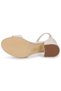 Kiko 769 Sand Skin Daily Girl's 3 Cm Heel Sandals Shoes - 6