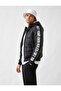 Stripe Printed Puffer Jacket - 2