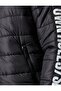 Stripe Printed Puffer Jacket - 6