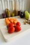 Natural Marble Marfil Rectangular Presentation Tray - 4