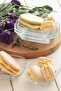 Defne Glass Boat Serving Plate - Glass Breakfast Set 4 Pieces Def244