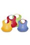 Anti-Spill Neck Silicone Baby Bib Assortment - 4