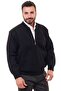 Lined Steel Knitted Men's Cardigan - 3