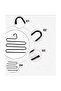5-Layer In-Cabinet Trousers Pajamas Scarf Scarf Hanger - 8