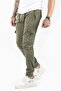 Men's Light Green Cargo Pants - 2