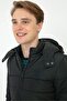 Green Men's Coat - 2
