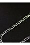 Figaro Model Steel Chain Necklace and Bracelet Set - 2