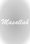 ملصق زجاج السيارة أبيض مقاس 20 × 5 سم ما شاء الله