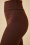 Women's Brown High Waist Ribbed Seamless Knitted Tights XR00001 - 4