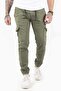 Men's Light Green Cargo Pants - 5