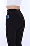 Women's High Waist Corset Effect Leggings - 4