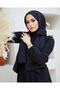 شال جاز قطن أسود نسائي - 2