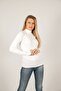 Women's White Turtleneck Sweater