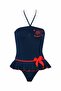 Lili Embroidered Ruffled Girls' Swimsuit