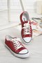 Unisex Cnv Claret Red Sports Shoes - 2