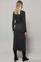 Women's Anthracite Double Breasted Maxi Dress EY1135 - 6