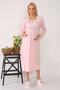 Maternity Maternity 2406 Pink Maternity Maternity Set of 7 with Hijab - 2